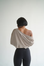 Load image into Gallery viewer, Taupe Shawl Jacket